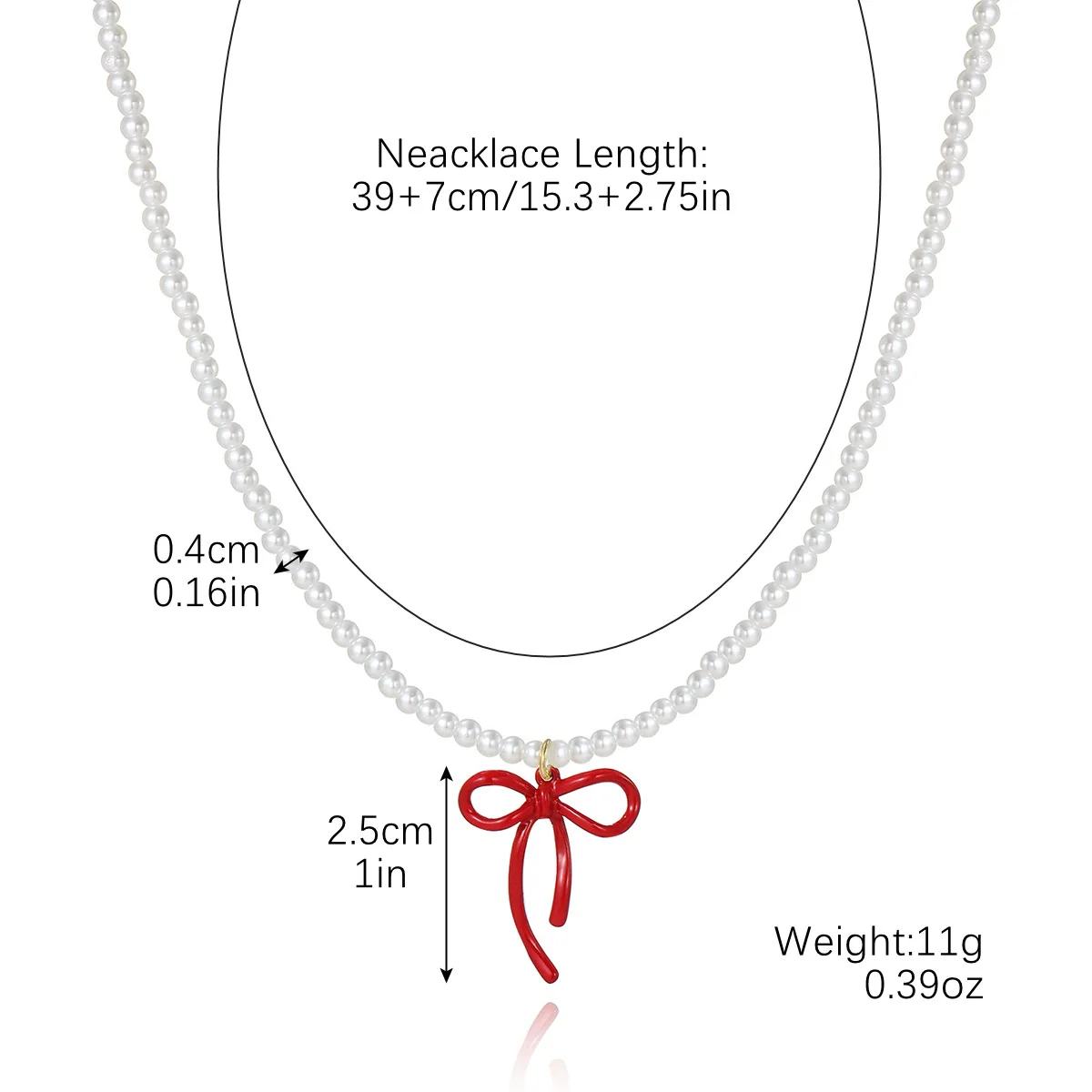 Jewelry Alloy Pearl Chain Heart Bow Geometric Sweet Style Electroplating Valentine's Day Women's Bracelet Necklace - Image 25