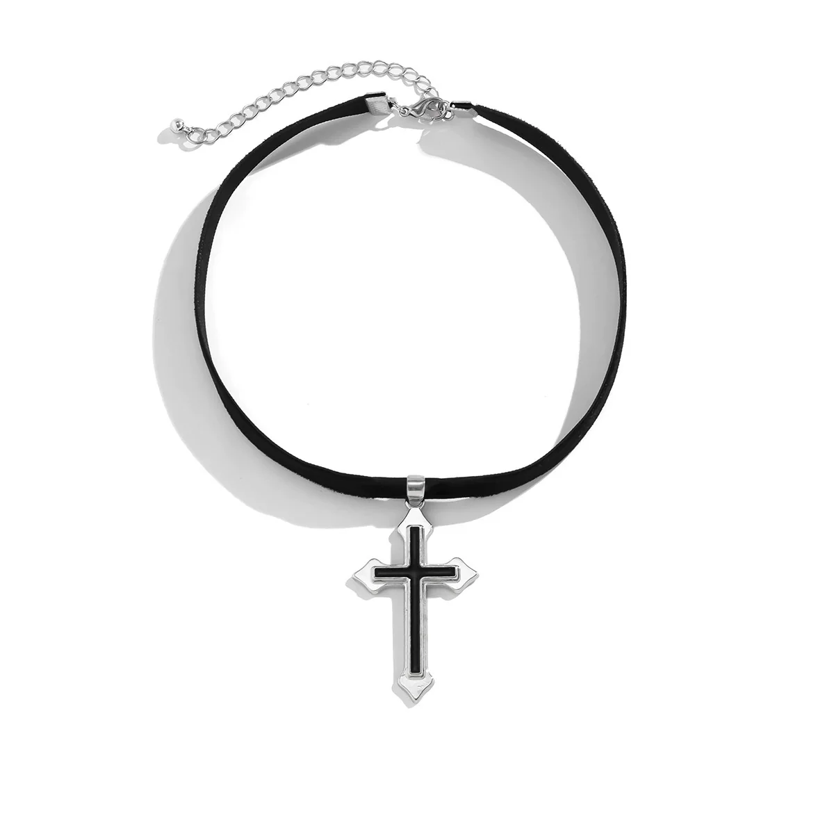 Jewelry Alloy Pendant Necklace With Geometric Pattern And Diamond For Women - Image 5