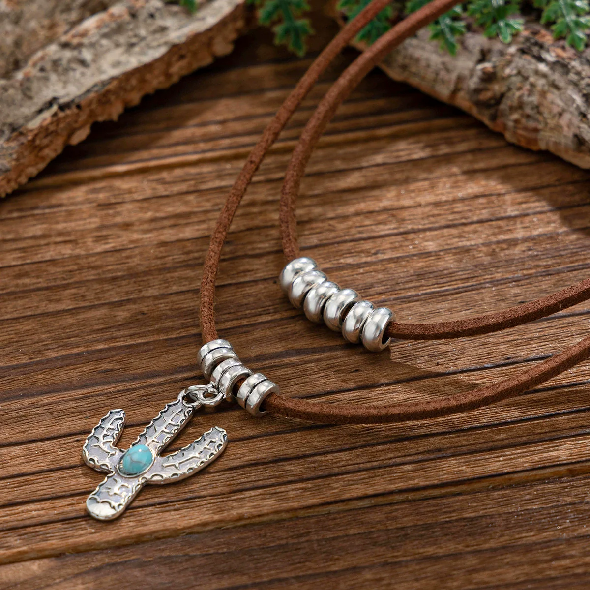 Jewelry Alloy Pendant Necklace With Geometric Pattern And Electroplating For Women - Image 4