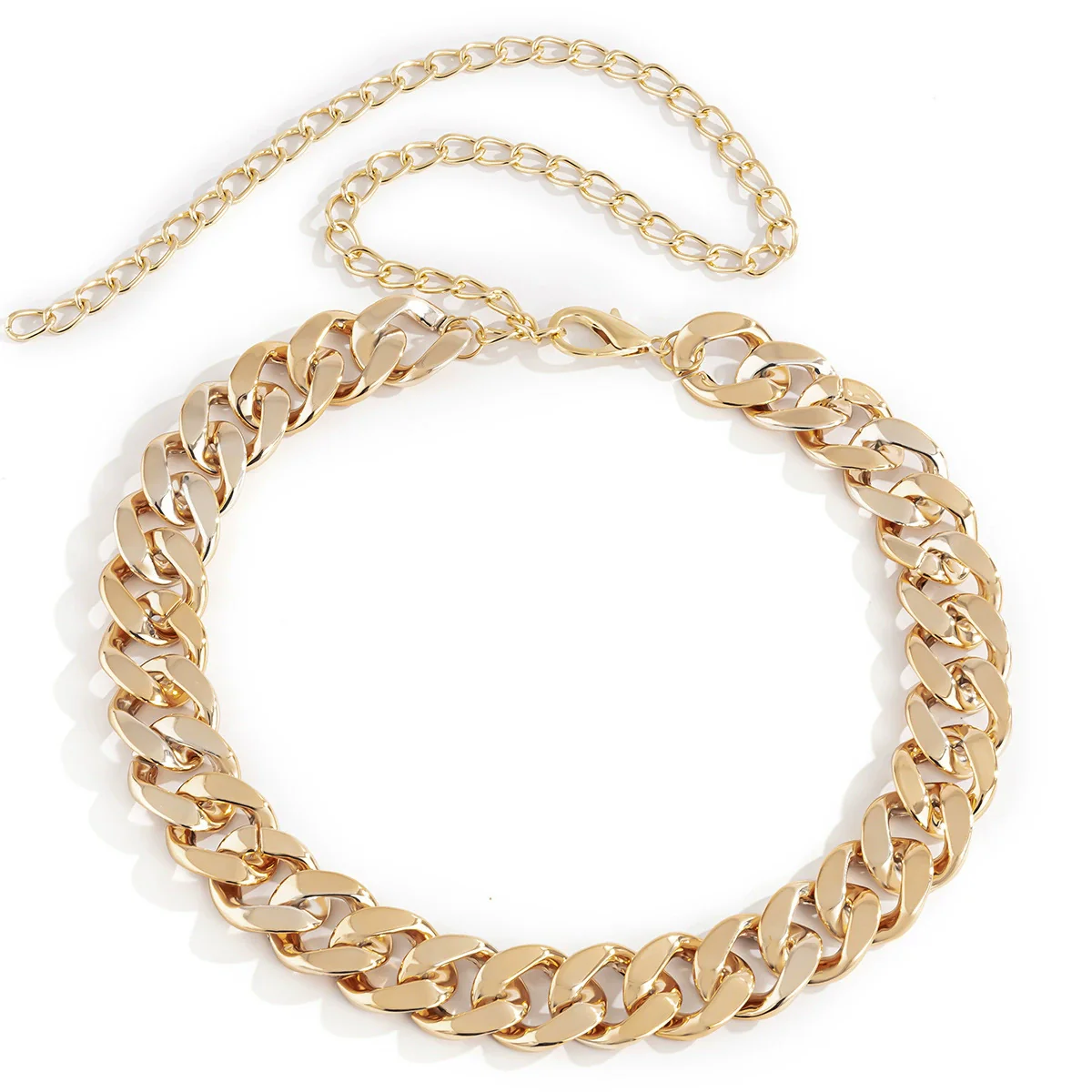 Jewelry Alloy Punk Hiphop Exaggerated Body Chain Waist Chain For Female - Image 4