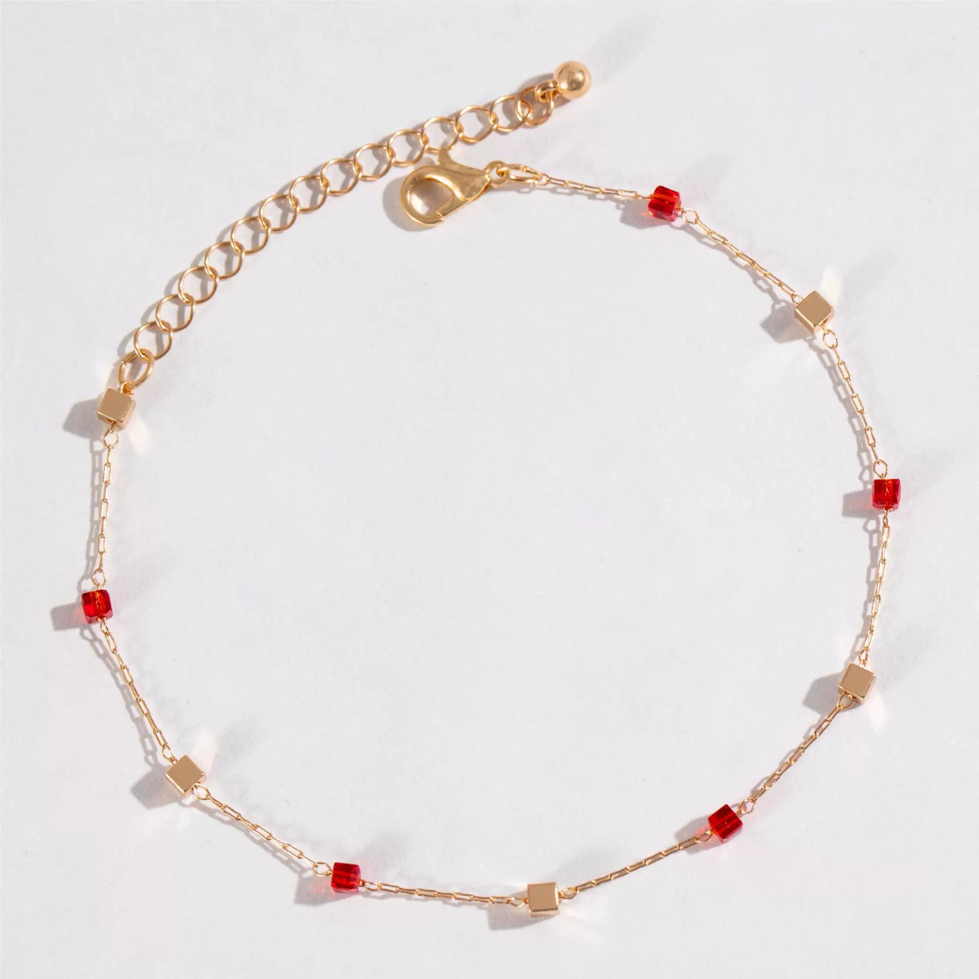 Jewelry Alloy Resin Drop Shape Beaded Necklace Electroplating - Image 5