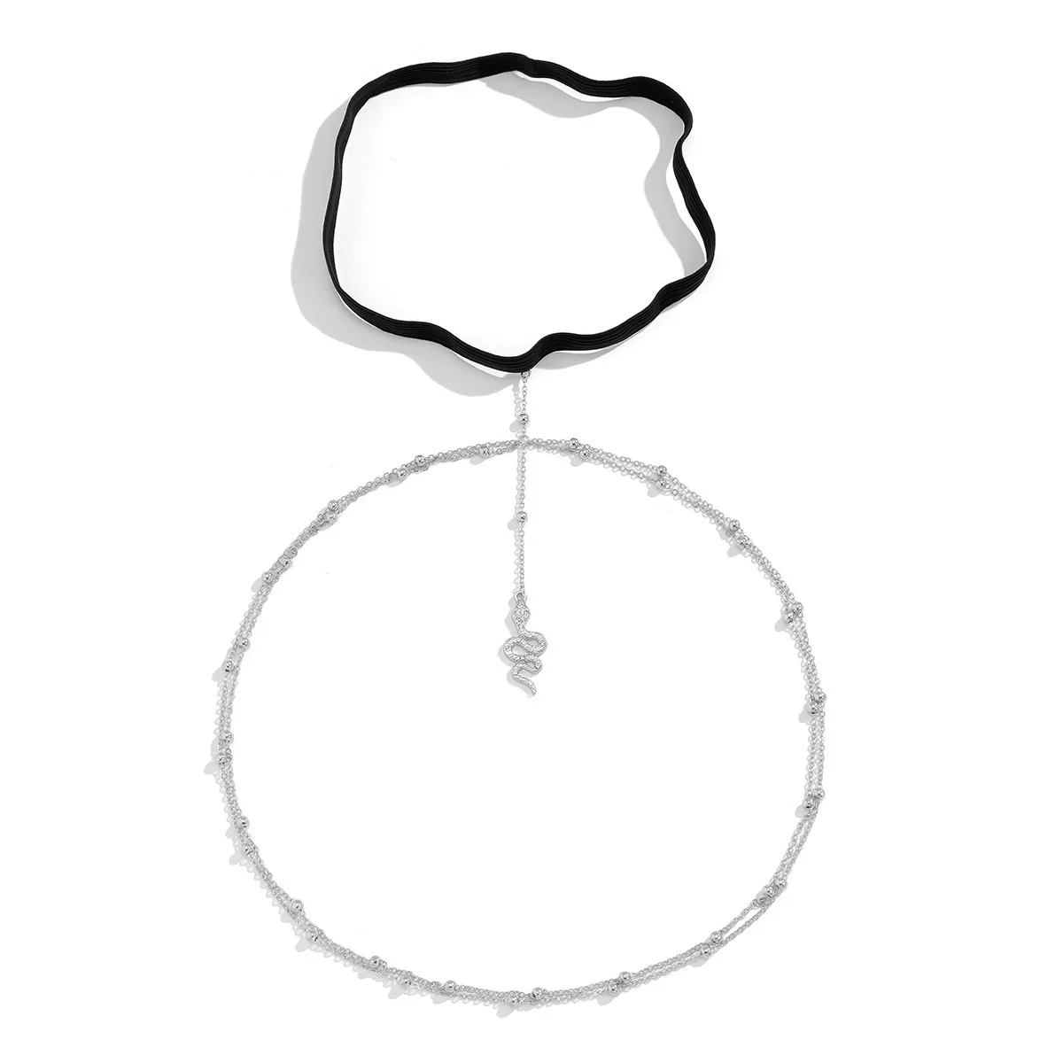 Jewelry Alloy Snake Pendant Tassel Thigh Chain Body Chain Animal Zodiac Pattern - Image 5