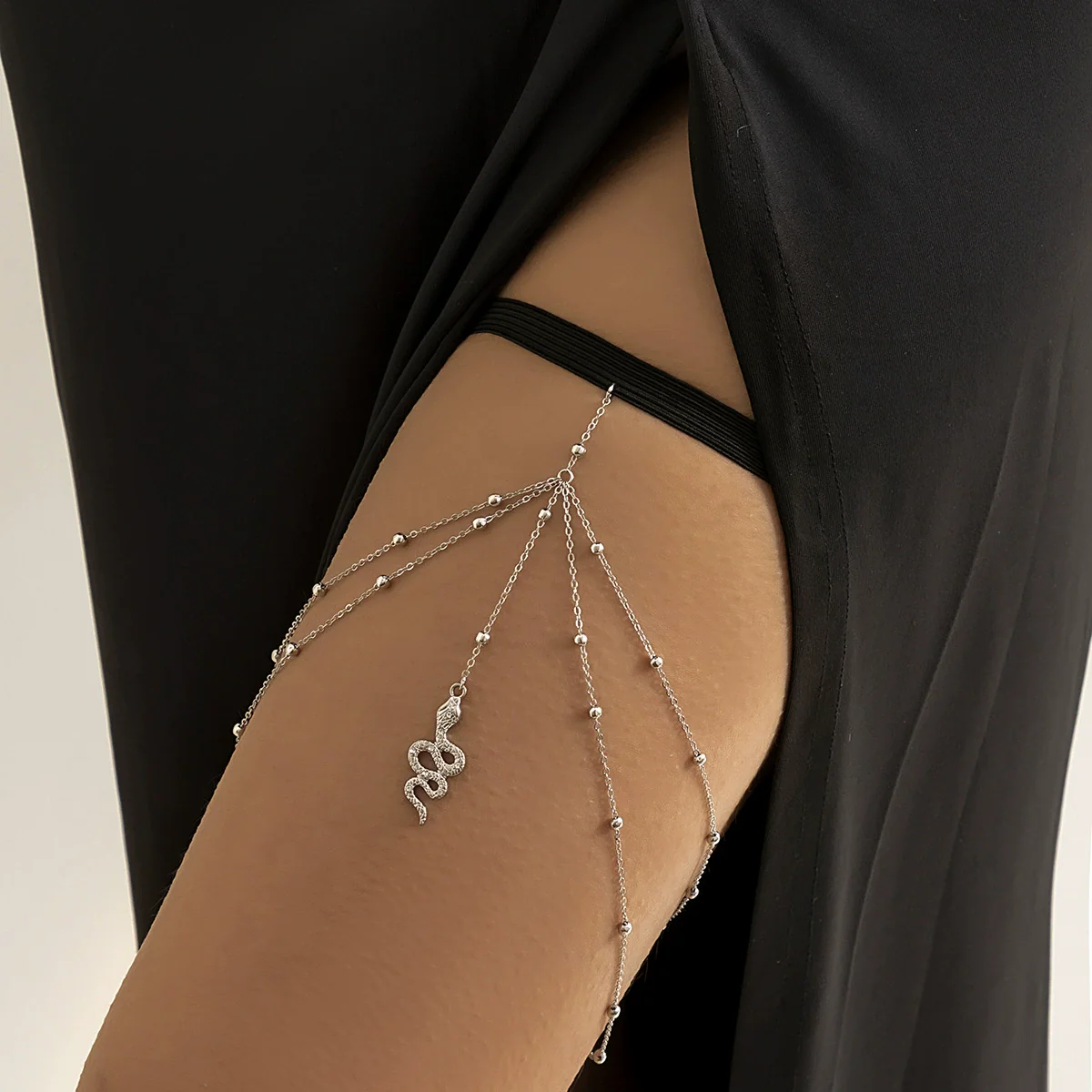 Jewelry Alloy Snake Pendant Tassel Thigh Chain Body Chain Animal Zodiac Pattern - Image 7