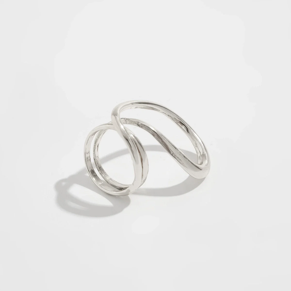 Jewelry Alloy Spring Bracelet Irregular Water Drop Shape Electroplating Minimalist Style - Image 15
