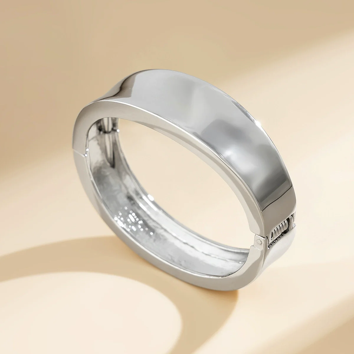 Jewelry Alloy Square Notch Irregular Exaggerated Design Electroplated Bracelet - Image 16