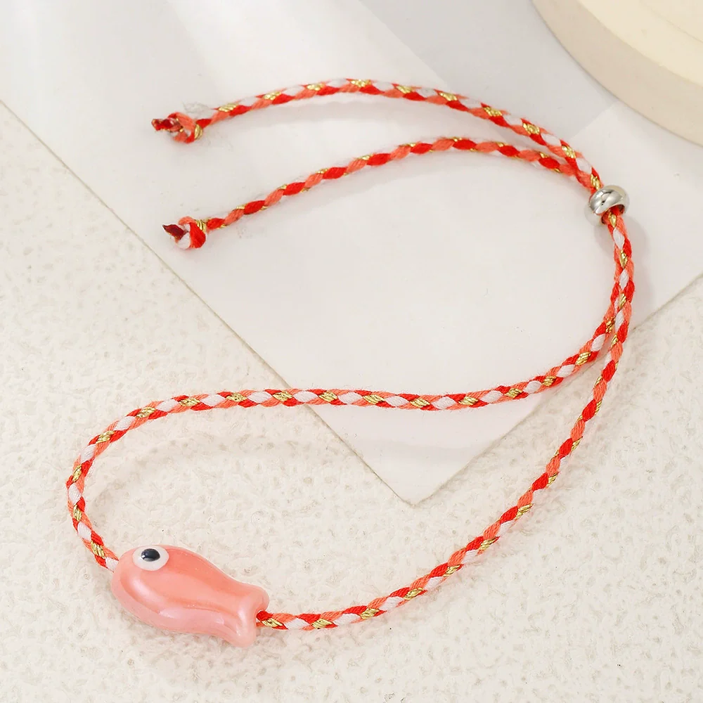Jewelry Anklet Ceramic Geometric Handmade For Women And Men - Image 6