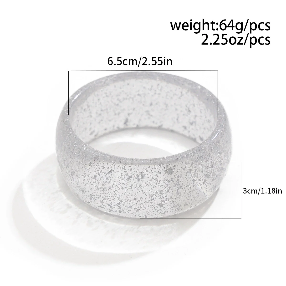 Jewelry Bracelet Acrylic Retro Round Polishing - Image 6