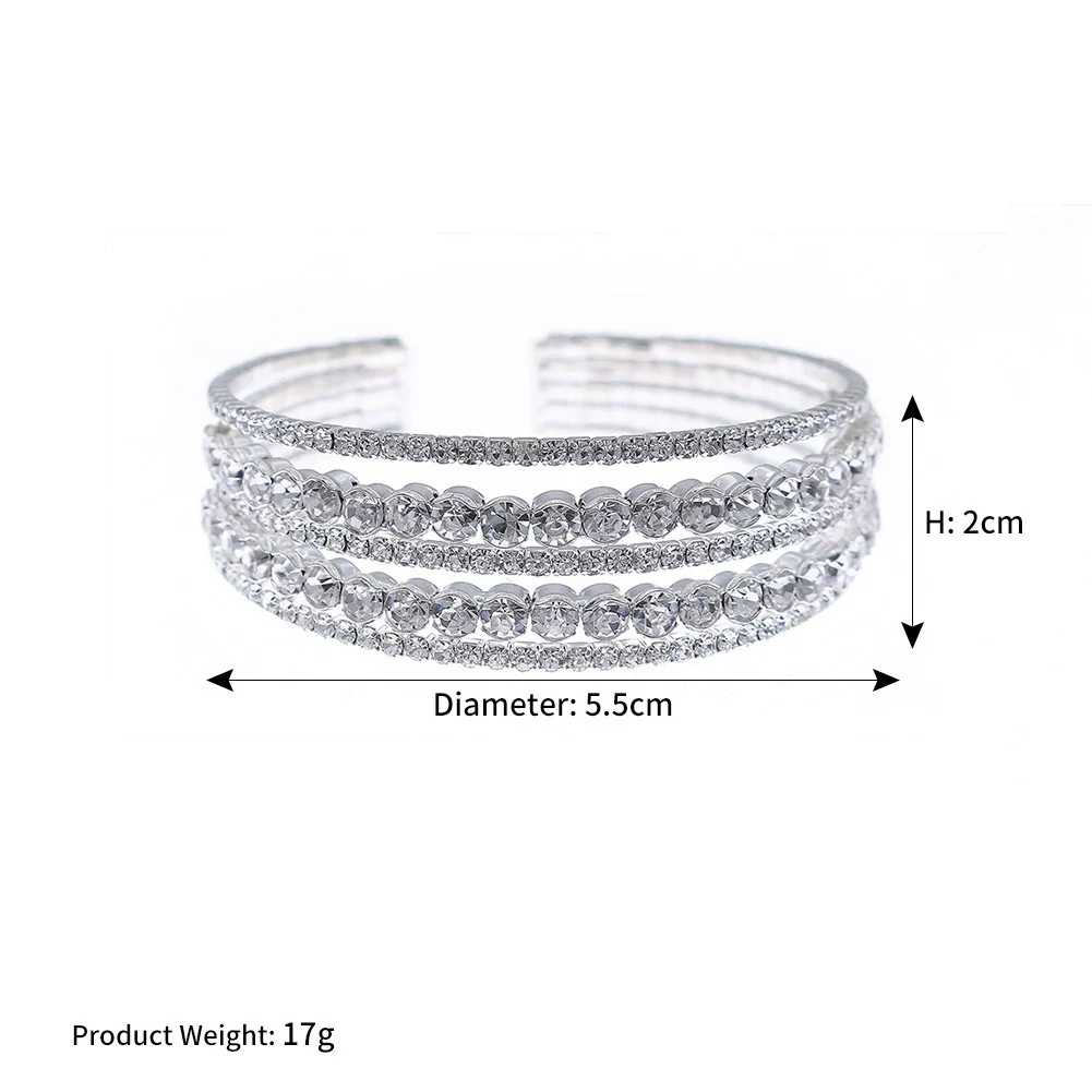 Jewelry Bracelet Rhinestone Cross Trendy Fine Allmatch Elastic - Image 10