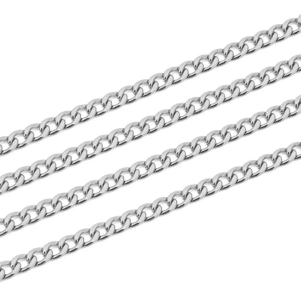 Jewelry Chain Bracelet Accessories Stainless Steel 18K Gold Plated Totem Pattern Diy Handmade - Image 7