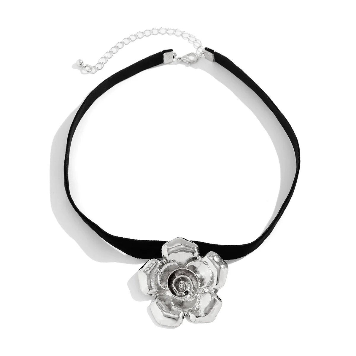 Jewelry Cloth Alloy Flower Vintage Elegant Female Clavicle Necklace - Image 5