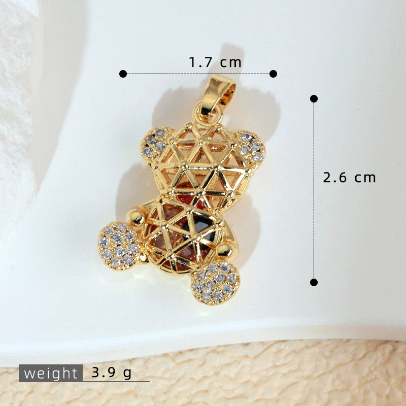 Jewelry Copper 18K Gold Plated Micropaved Animal Zodiac Pendant Necklace Bracelet Earrings For Women - Image 10