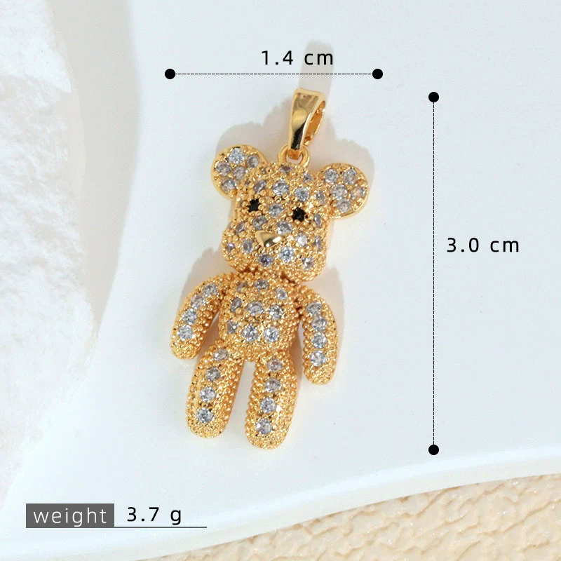 Jewelry Copper 18K Gold Plated Micropaved Animal Zodiac Pendant Necklace Bracelet Earrings For Women - Image 13
