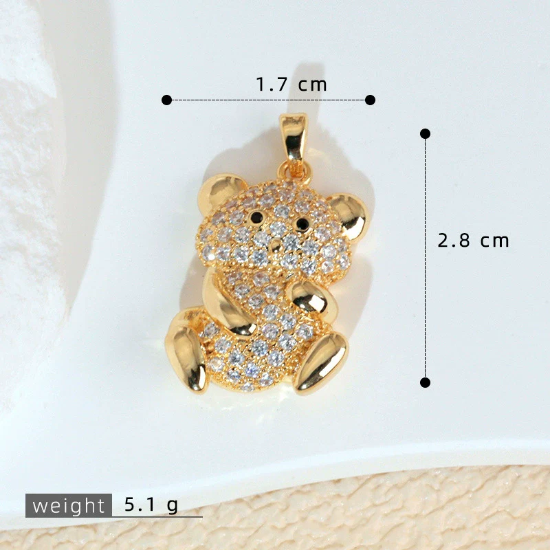 Jewelry Copper 18K Gold Plated Micropaved Animal Zodiac Pendant Necklace Bracelet Earrings For Women - Image 14