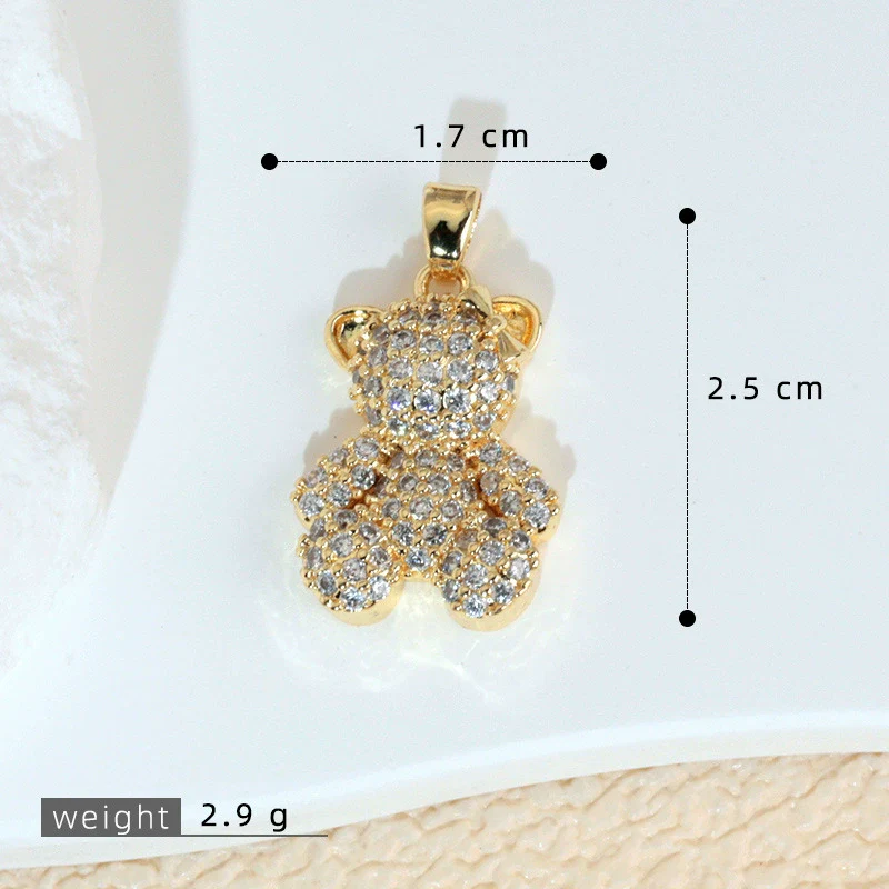 Jewelry Copper 18K Gold Plated Micropaved Animal Zodiac Pendant Necklace Bracelet Earrings For Women - Image 16