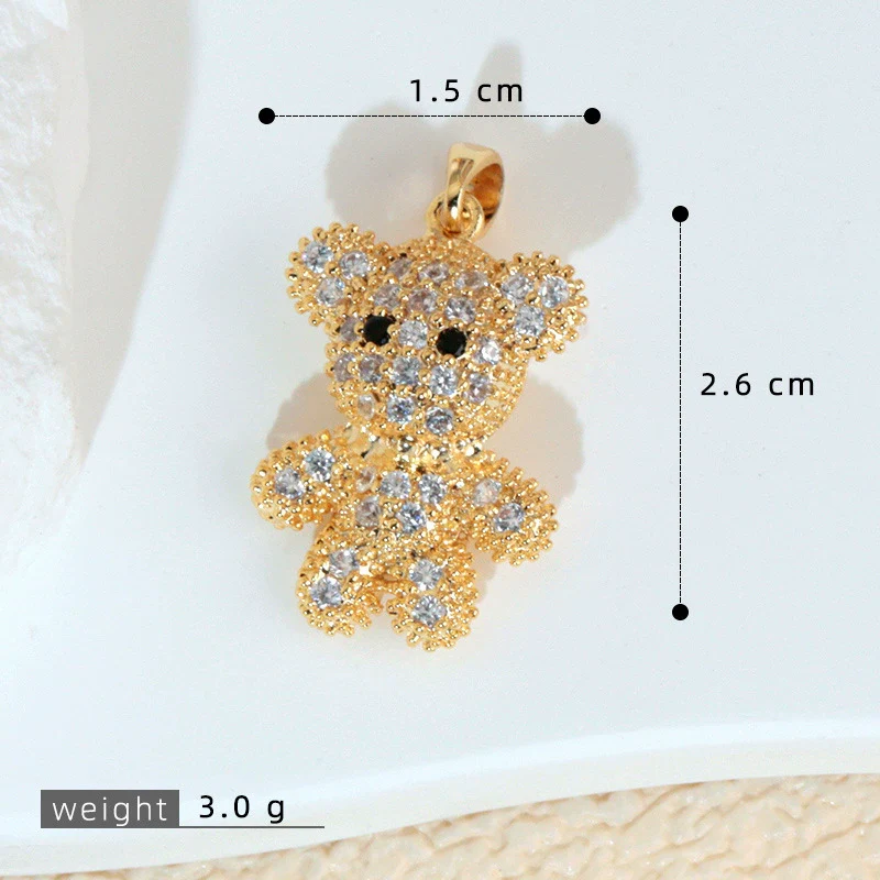 Jewelry Copper 18K Gold Plated Micropaved Animal Zodiac Pendant Necklace Bracelet Earrings For Women - Image 6
