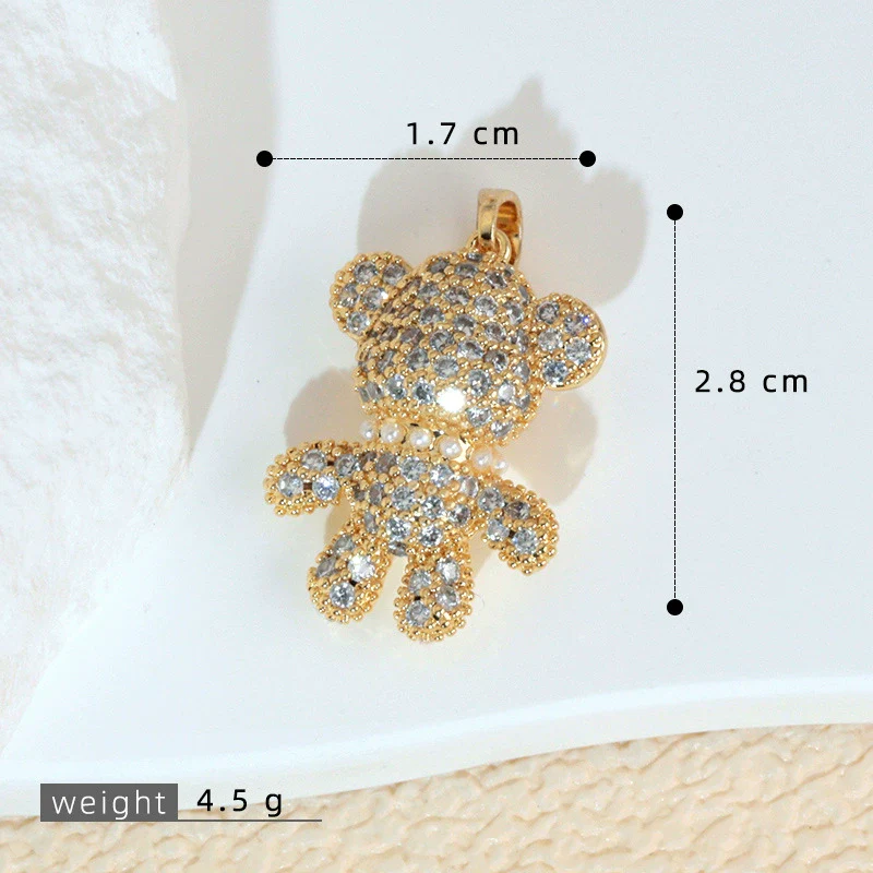 Jewelry Copper 18K Gold Plated Micropaved Animal Zodiac Pendant Necklace Bracelet Earrings For Women - Image 7