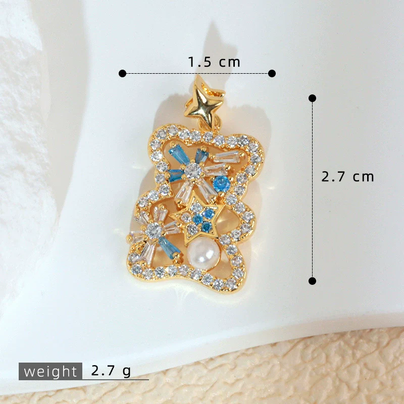 Jewelry Copper 18K Gold Plated Micropaved Animal Zodiac Pendant Necklace Bracelet Earrings For Women - Image 9