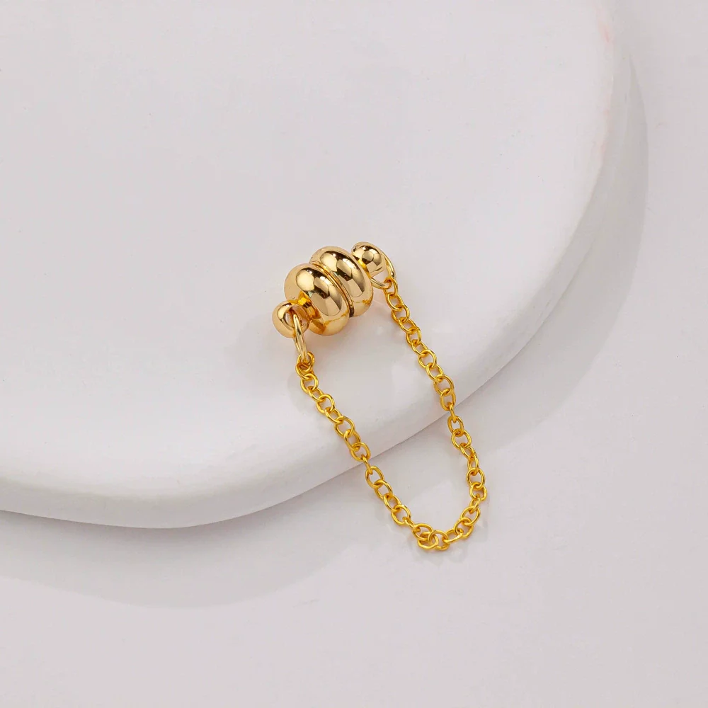 Jewelry Copper Electroplated Magnetic Buckle With Chain For Bracelet And Necklace - Image 10