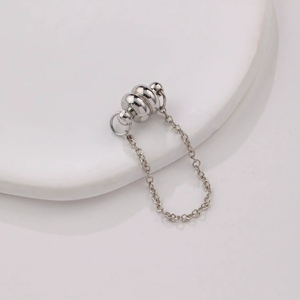 Jewelry Copper Electroplated Magnetic Buckle With Chain For Bracelet And Necklace - Image 20