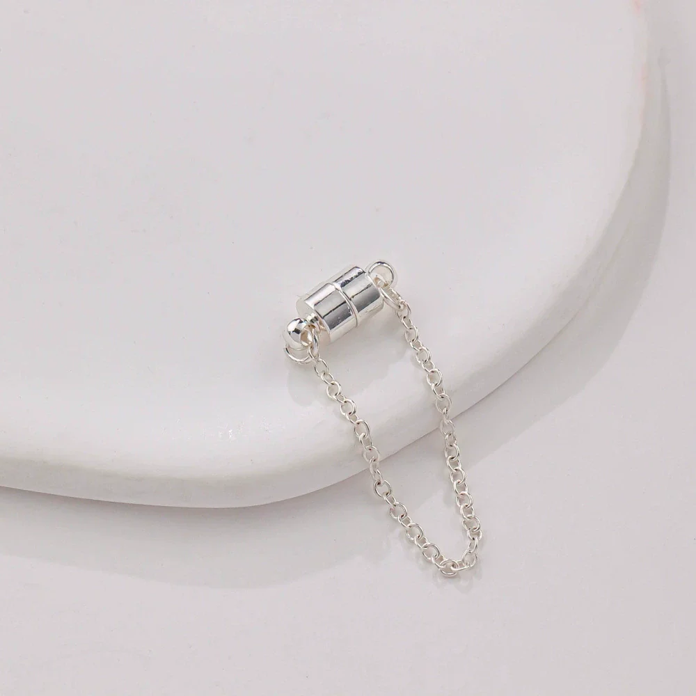 Jewelry Copper Electroplated Magnetic Buckle With Chain For Bracelet And Necklace - Image 22
