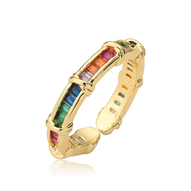 Jewelry Copper Microinlaid Heart Ring Unisex Women's - Image 4