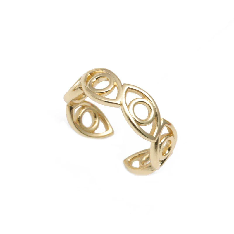 Jewelry Copper Microinlaid Heart Ring Unisex Women's - Image 8