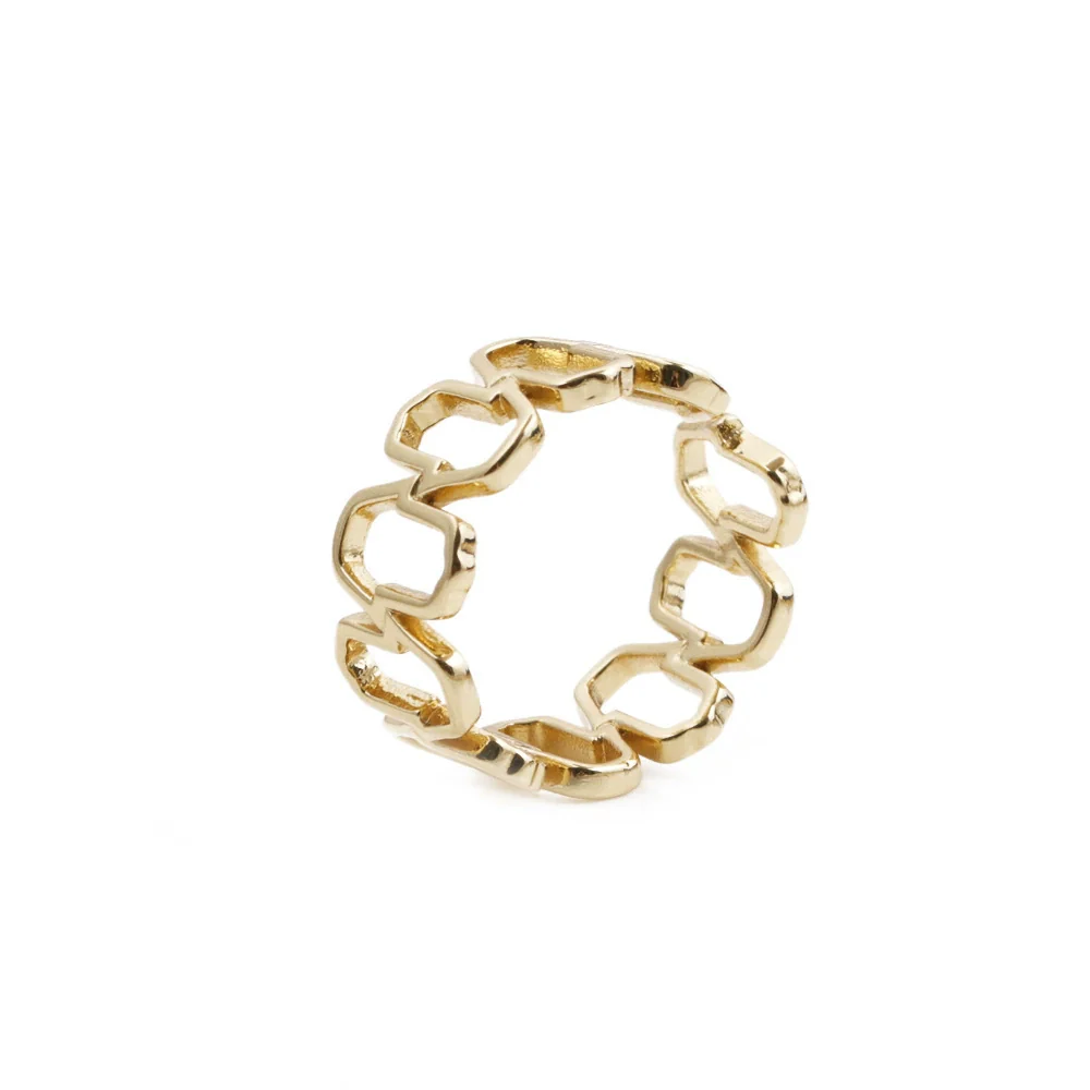 Jewelry Copper Microinlaid Heart Ring Unisex Women's - Image 9