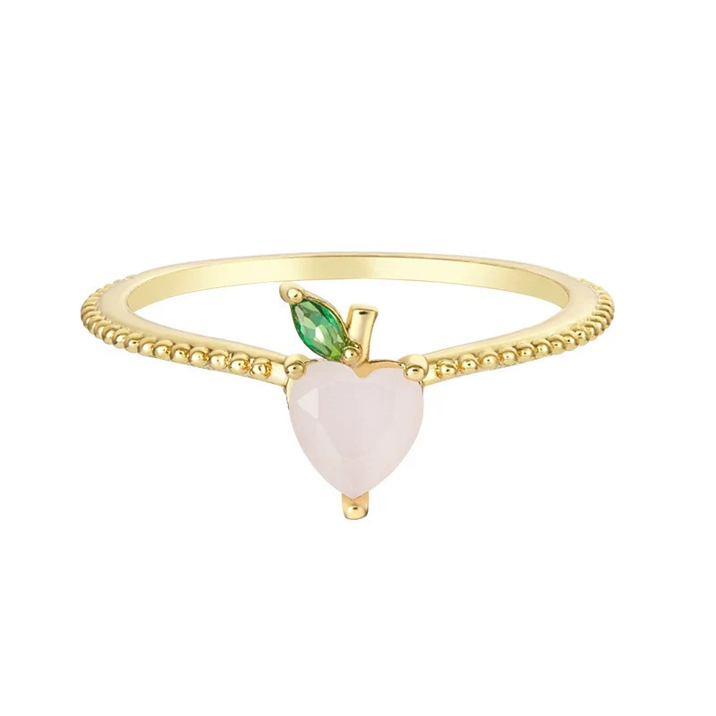 Jewelry Copper Zircon Inlaid Fruit Ring Bracelet For Women - Image 7