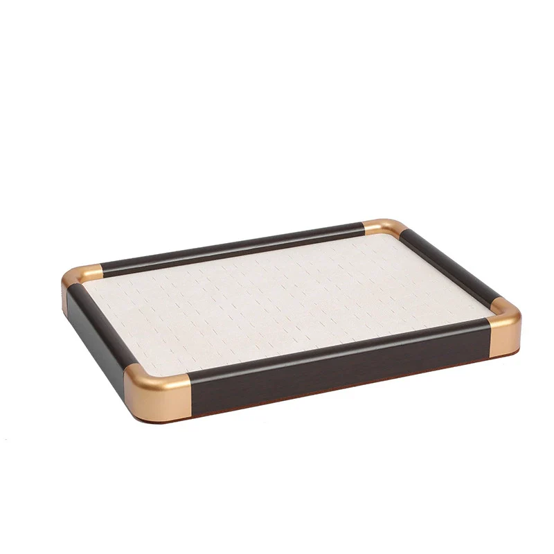 Jewelry Display Plate Imitation Wood Geometric Shape Splicing Highend Luxury For Ring Earrings Storage - Image 8