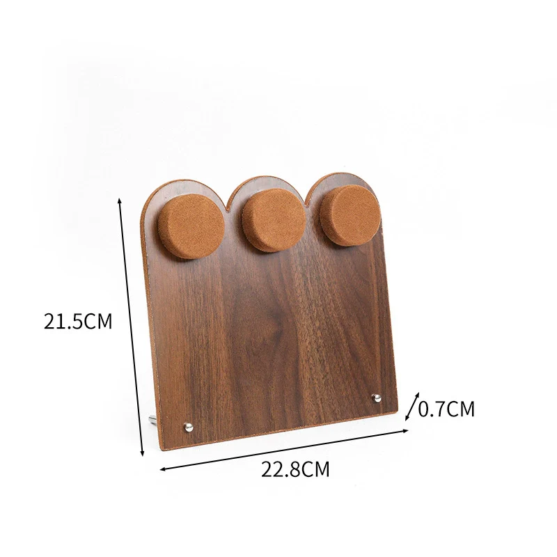 Jewelry Display Plate Wood Highend Geometric Shape Splicing - Image 10