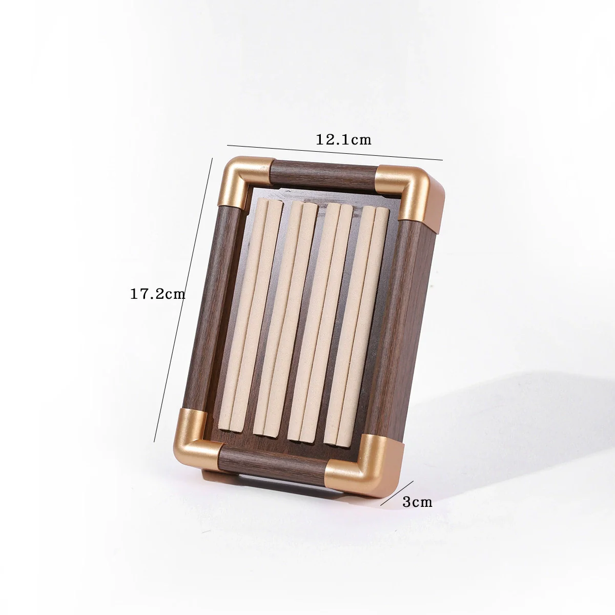 Jewelry Display Plate Wood Highend Geometric Shape Splicing - Image 16