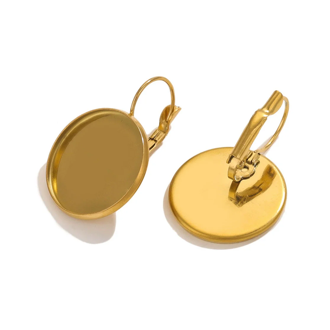 Jewelry Ear Tray Accessories Stainless Steel Titanium Steel Gold Plated Electroplated