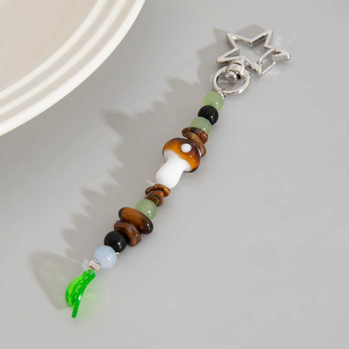 Jewelry Girl's Bow Ribbon Bag Accessories Alloy Love Pendant Pin Handmade With Beads And Love Water Drops Bells Pattern - Image 3
