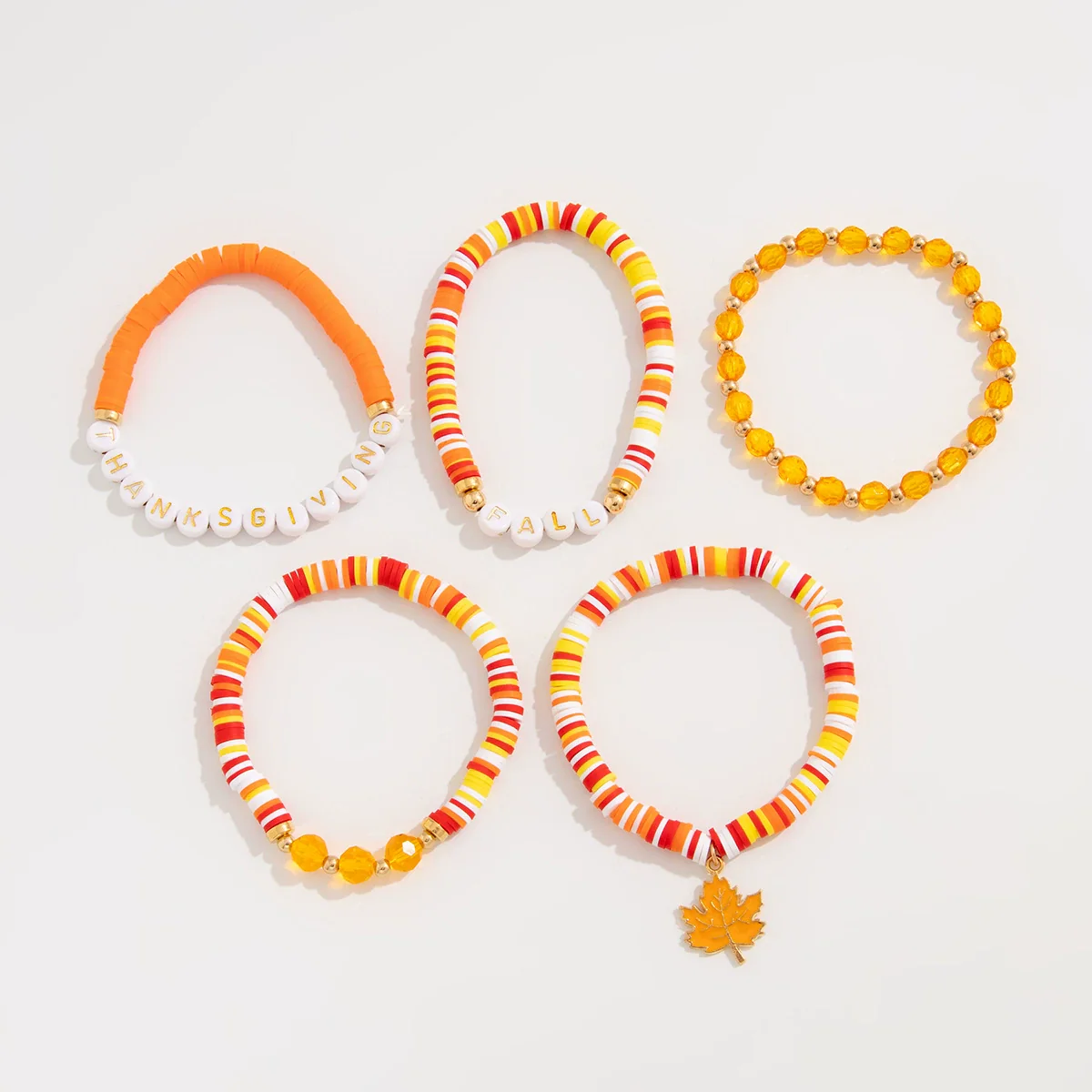 Jewelry Handmade Acrylic Polymer Clay Bracelet With Fruit Flower Leaves Animal Zodiac Pattern - Image 11