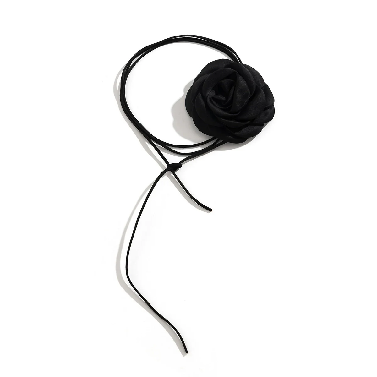 Jewelry Handmade Flannel Flower Necklace - Image 5
