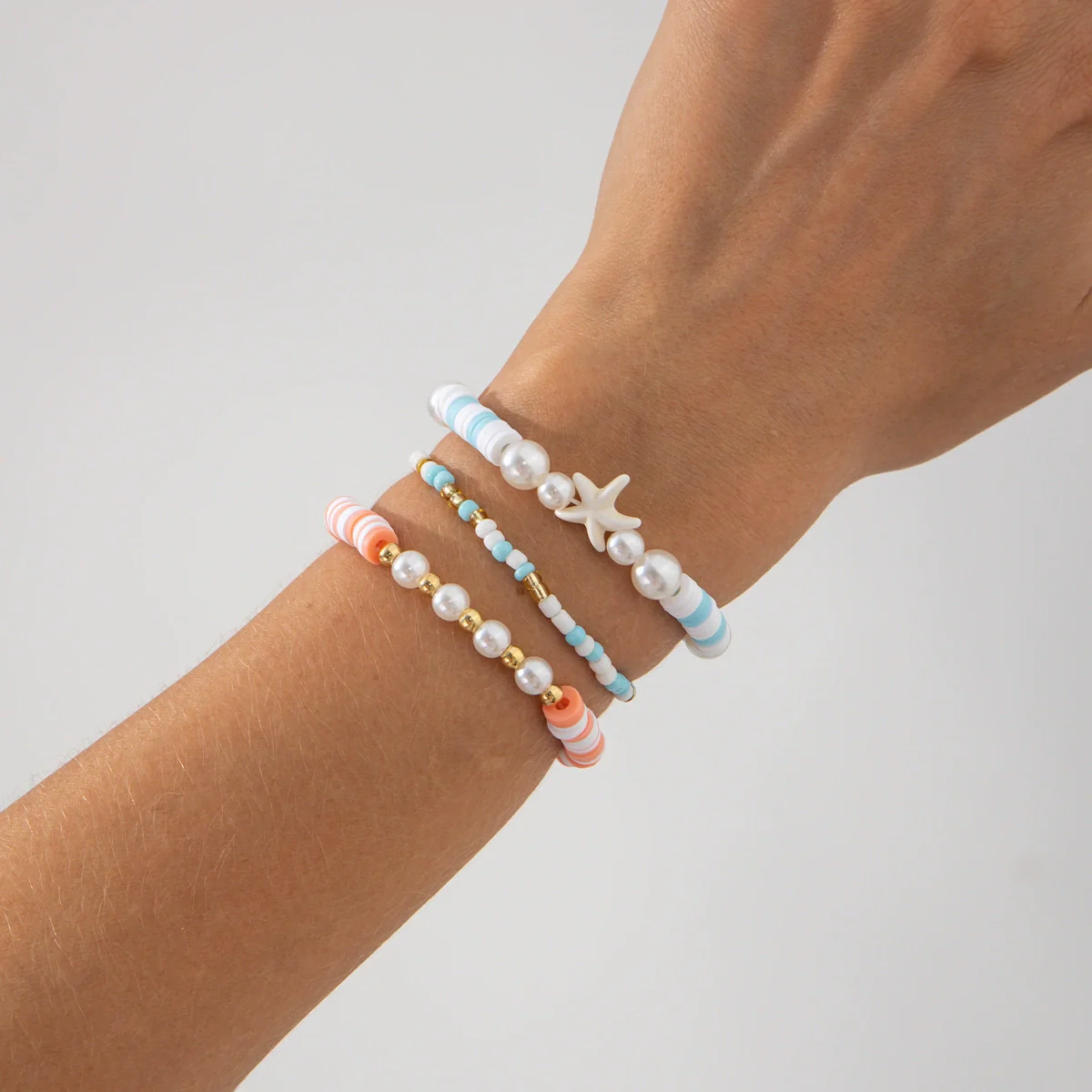 Jewelry Handmade Geometric Style Colorful Rice Beads Bracelet For Women - Image 6