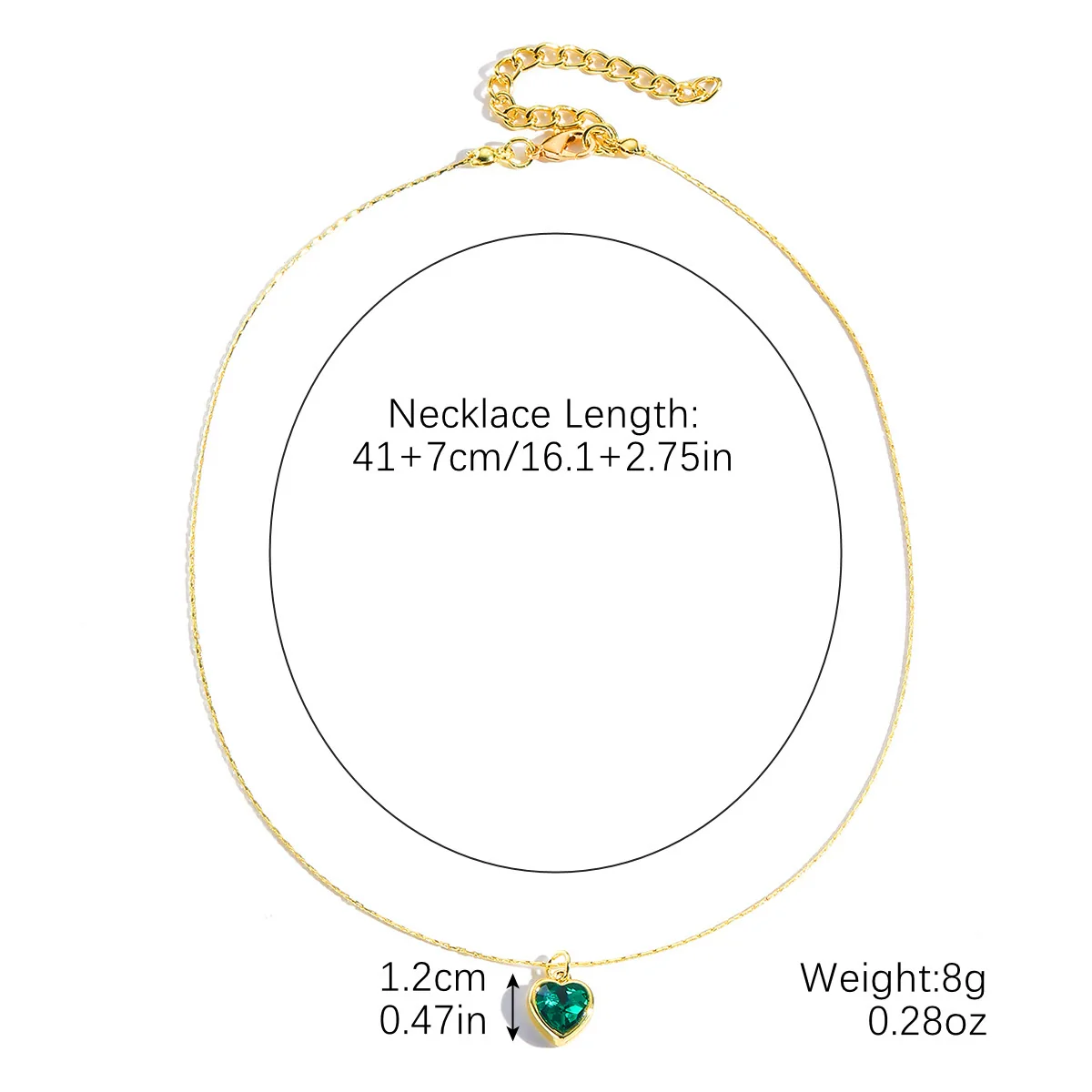 Jewelry Imitation Pearl Heart Pattern Electroplating Valentine's Day Earrings And Necklace - Image 24