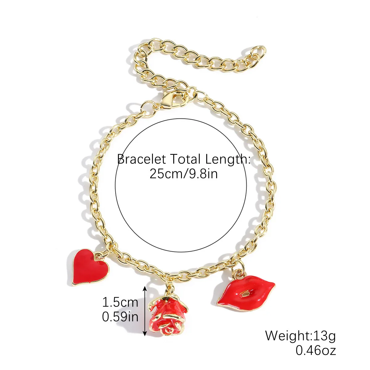 Jewelry Imitation Pearl Heart Pattern Electroplating Valentine's Day Earrings And Necklace - Image 34