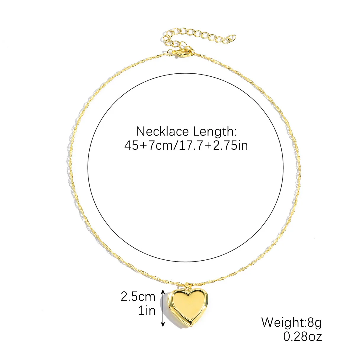 Jewelry Iron Hollow Heartshaped Pendant Necklace With Electroplating - Image 7