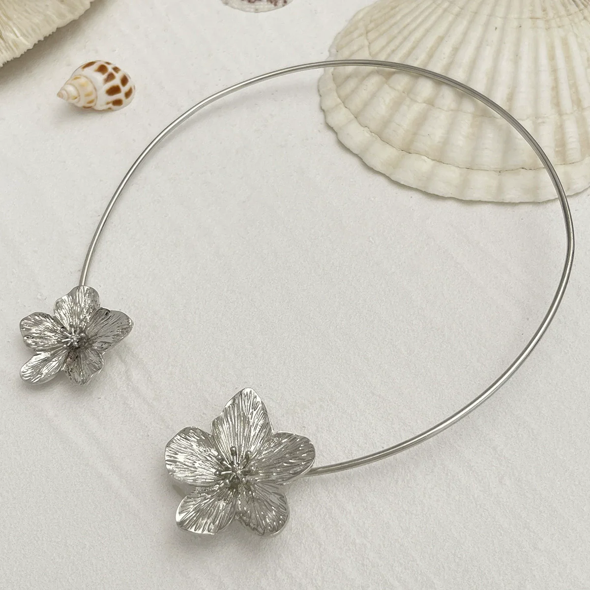 Jewelry Ironalloy Bohemian Starfish Flower Clavicle Necklace - Image 4