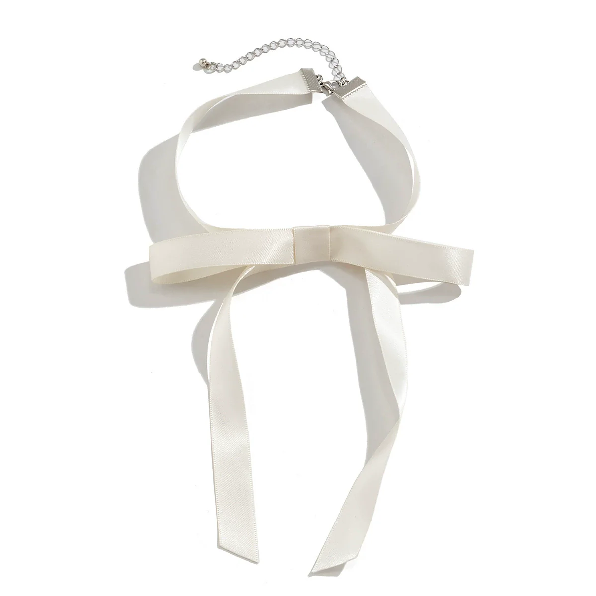 Jewelry Lolita Collar Ribbon Tassel Choker For Women With Bow And Geometric Pattern - Image 3