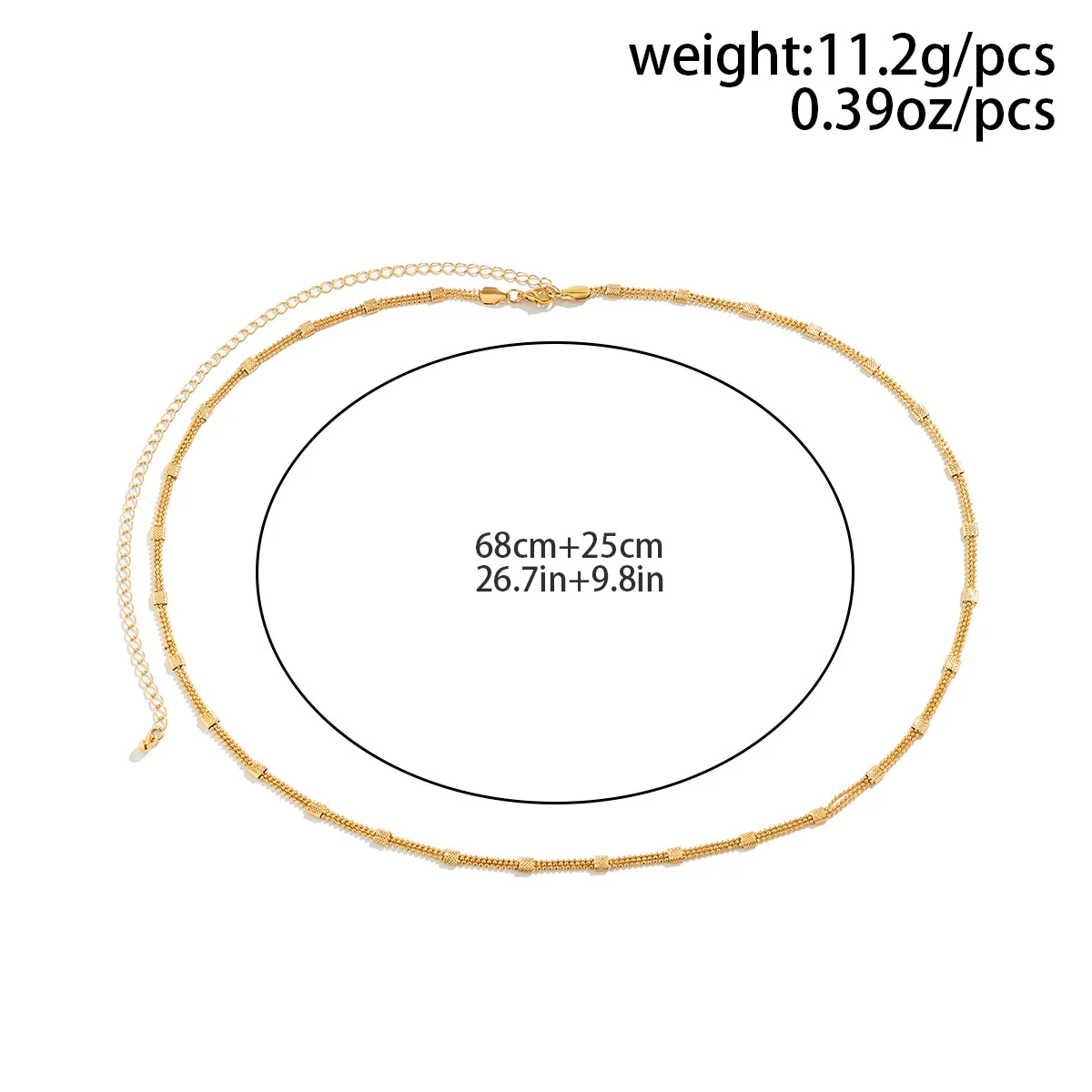 Jewelry Metal Body Chain Geometric Waist Chain For Women - Image 4