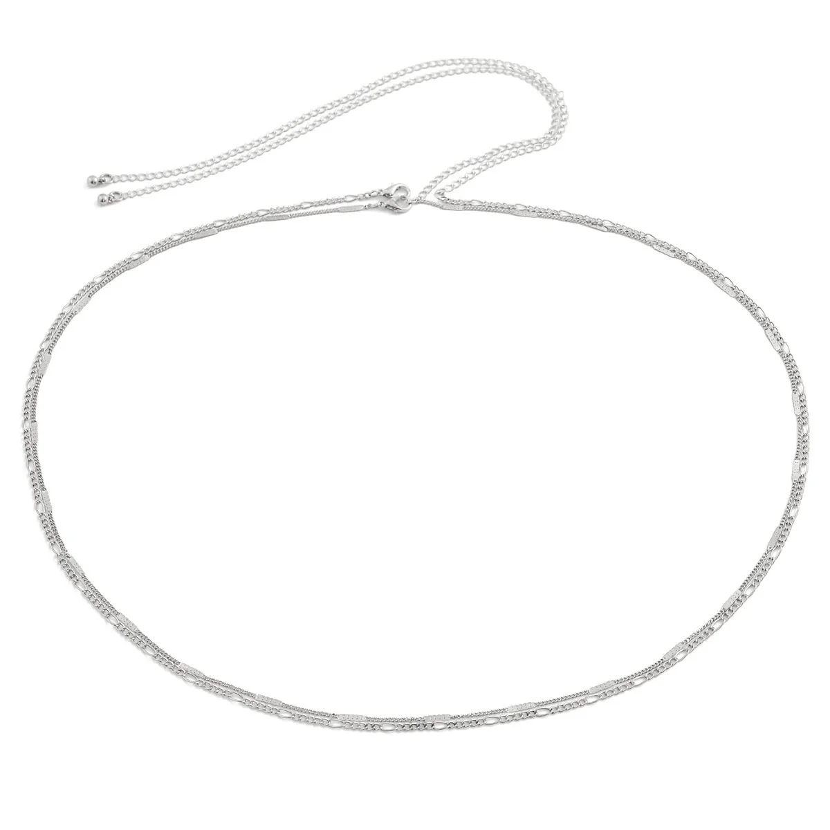Jewelry Metal Double Circle Snake Bone Body Chain For Female Sexy Cold Style - Image 5