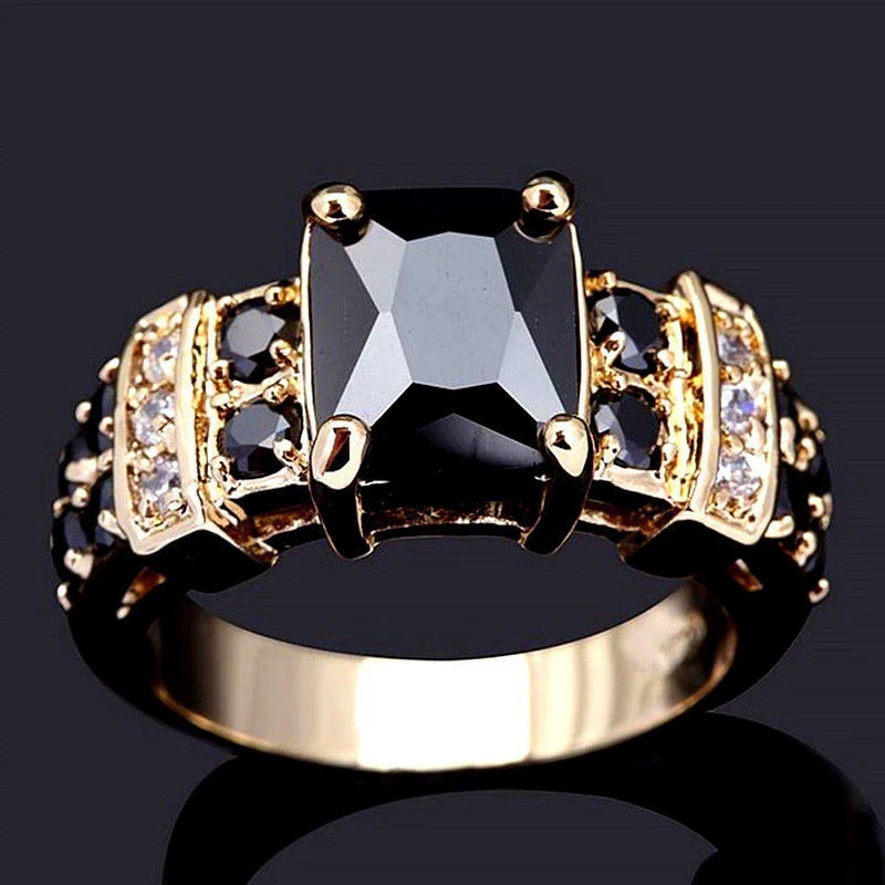 Jewelry Metal Electroplated Geometric Square Zircons Inlaid Fashionable Trendy Exquisite - Image 8