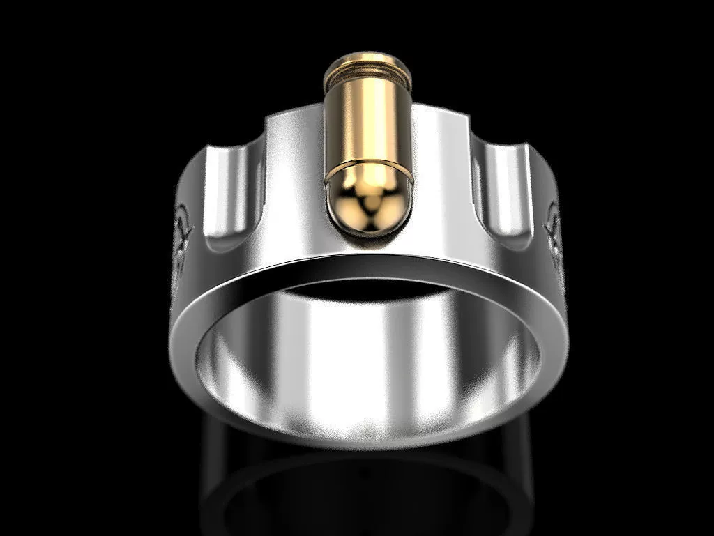 Jewelry Metal Goldplated Geometric Bullet Ring Electroplated For Women And Unisex - Image 6
