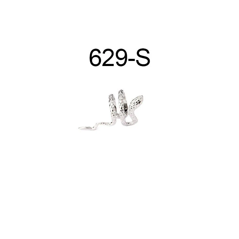 Jewelry Metal Punk Snakeshaped Electroplated Women's Ear Clip Earrings - Image 5