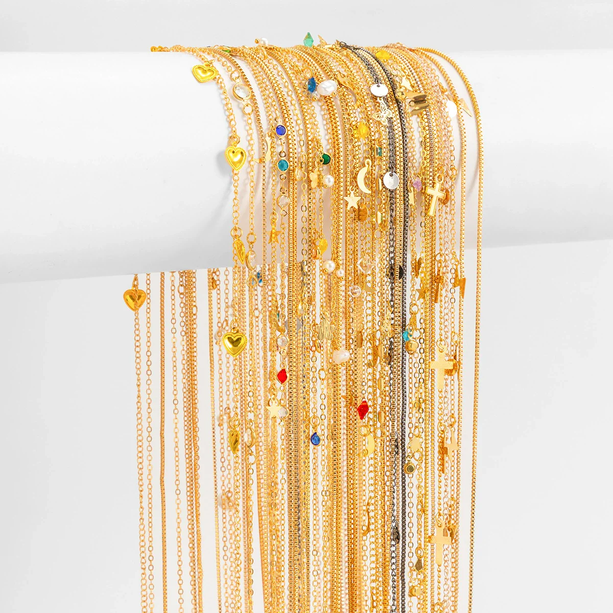 Jewelry Metal Sequin Geometric Pendant Body Chain Waist Chain Set For Women Minimalist Style - Image 3