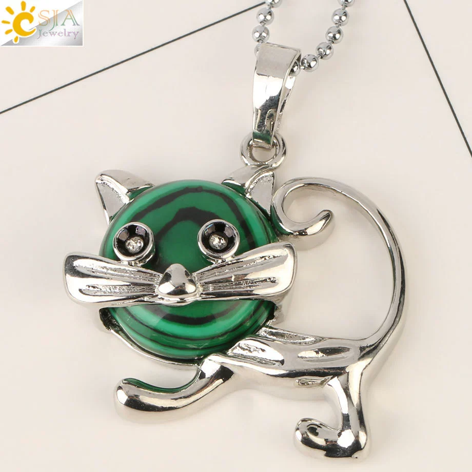 Jewelry Natural Crystal Alloy Pendant Necklace With Animal Pattern For Ladies Minimalist Style - Image 12