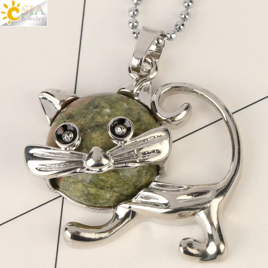 Jewelry Natural Crystal Alloy Pendant Necklace With Animal Pattern For Ladies Minimalist Style - Image 9