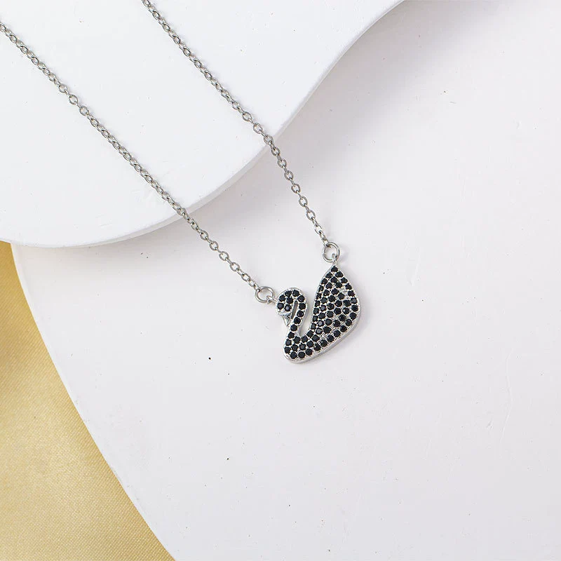 Jewelry Necklace Copper Titanium Steel Animal Zodiac Gemstone Pendant Electroplated For Women - Image 11